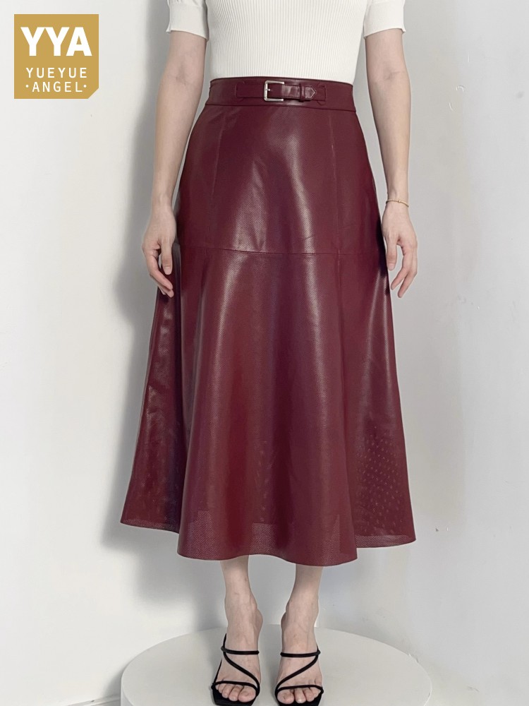 Leather Work Outfit - New Fashion Womens Hollow Out High