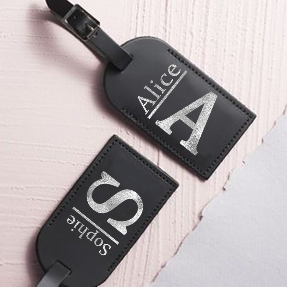Leatherwork Letters - Personalized Letter with Name Monogram Luggage