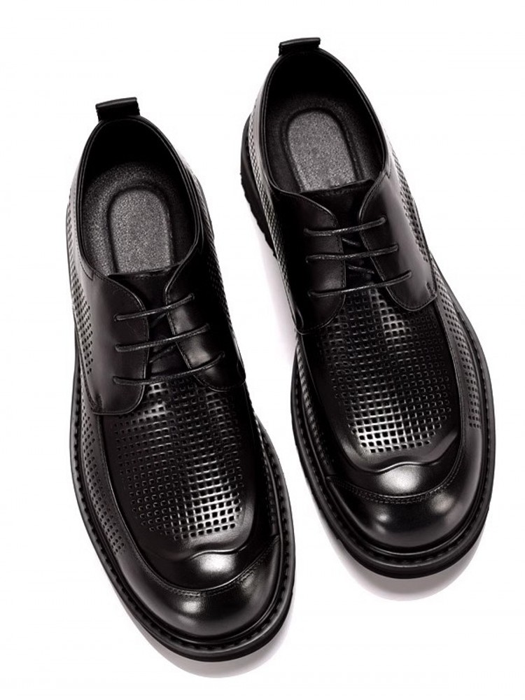 Summer Business Men Breathable - đánh giá và giá Leather Work Outfit