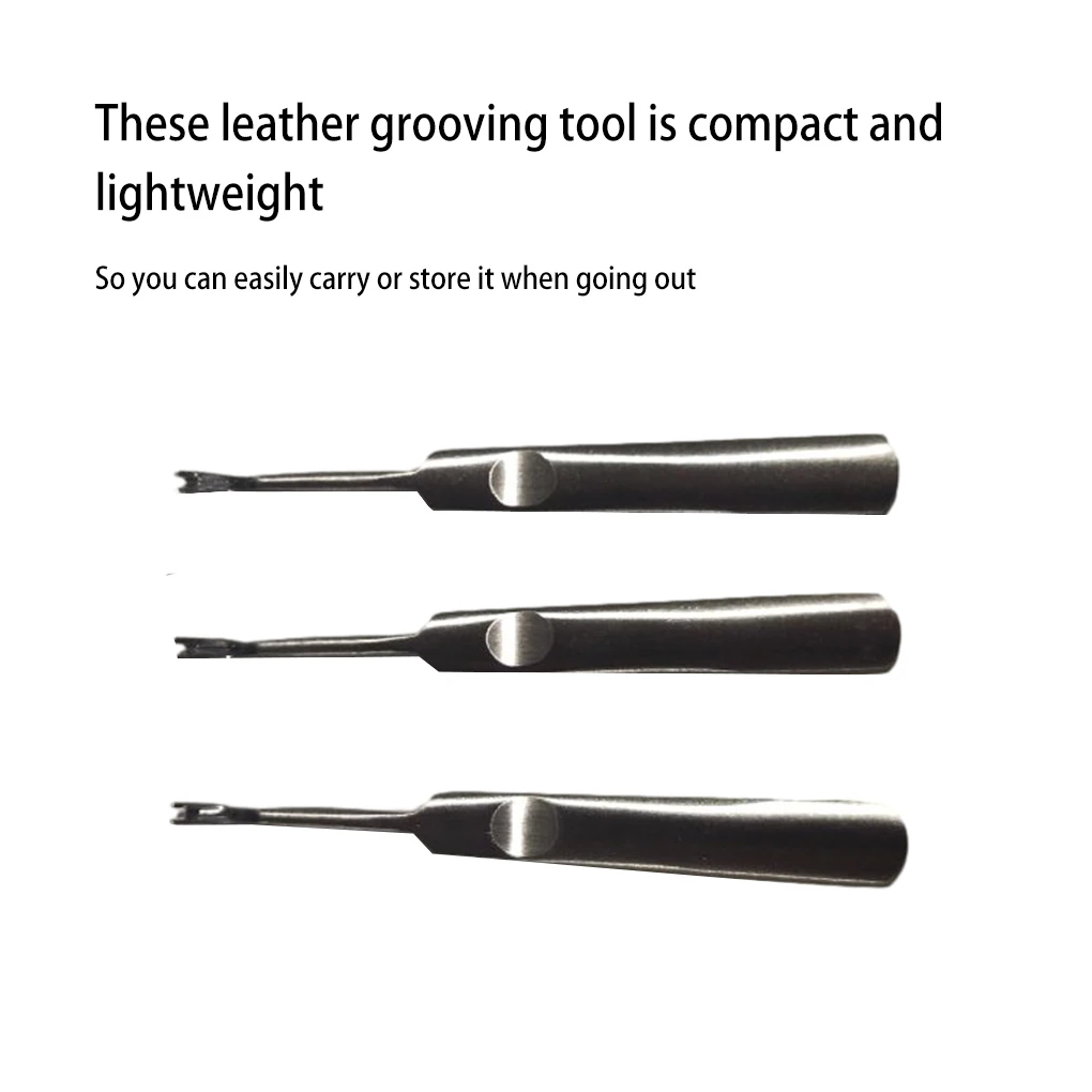 3Pcs Leather Groover Kit U V S - đánh giá và giá Leatherwork Edge Beveler