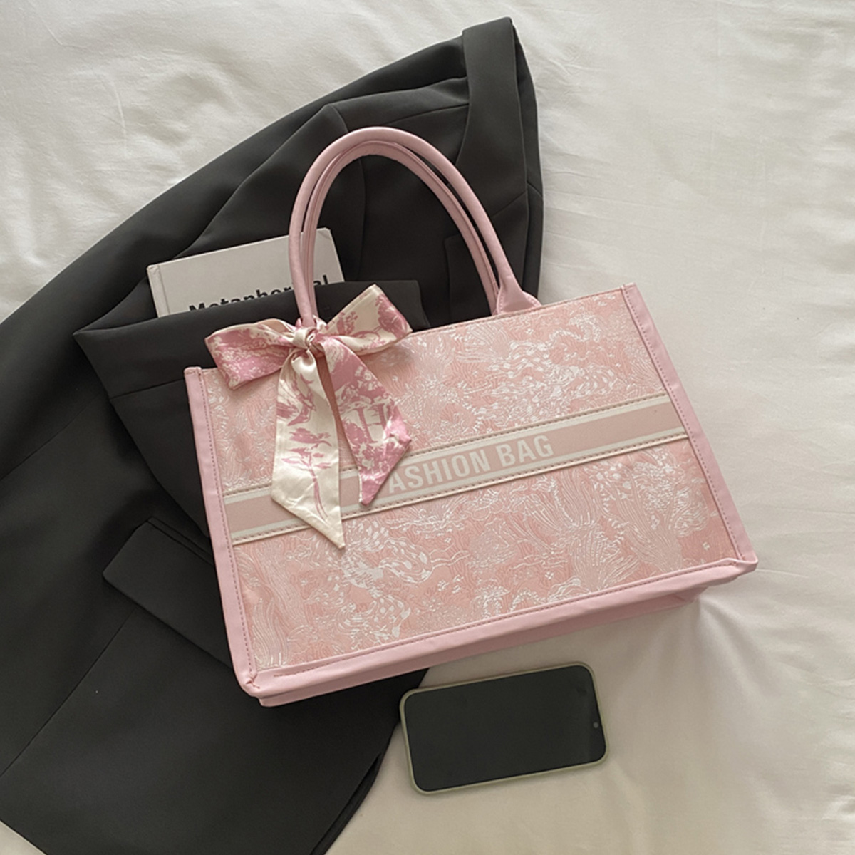 Luxury Elegant Women Tote Bag  - đánh giá và giá Leatherwork Letters