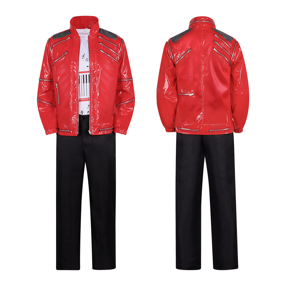 Men Red Leather Jacket Michael - đánh giá và giá Leather Work Pants