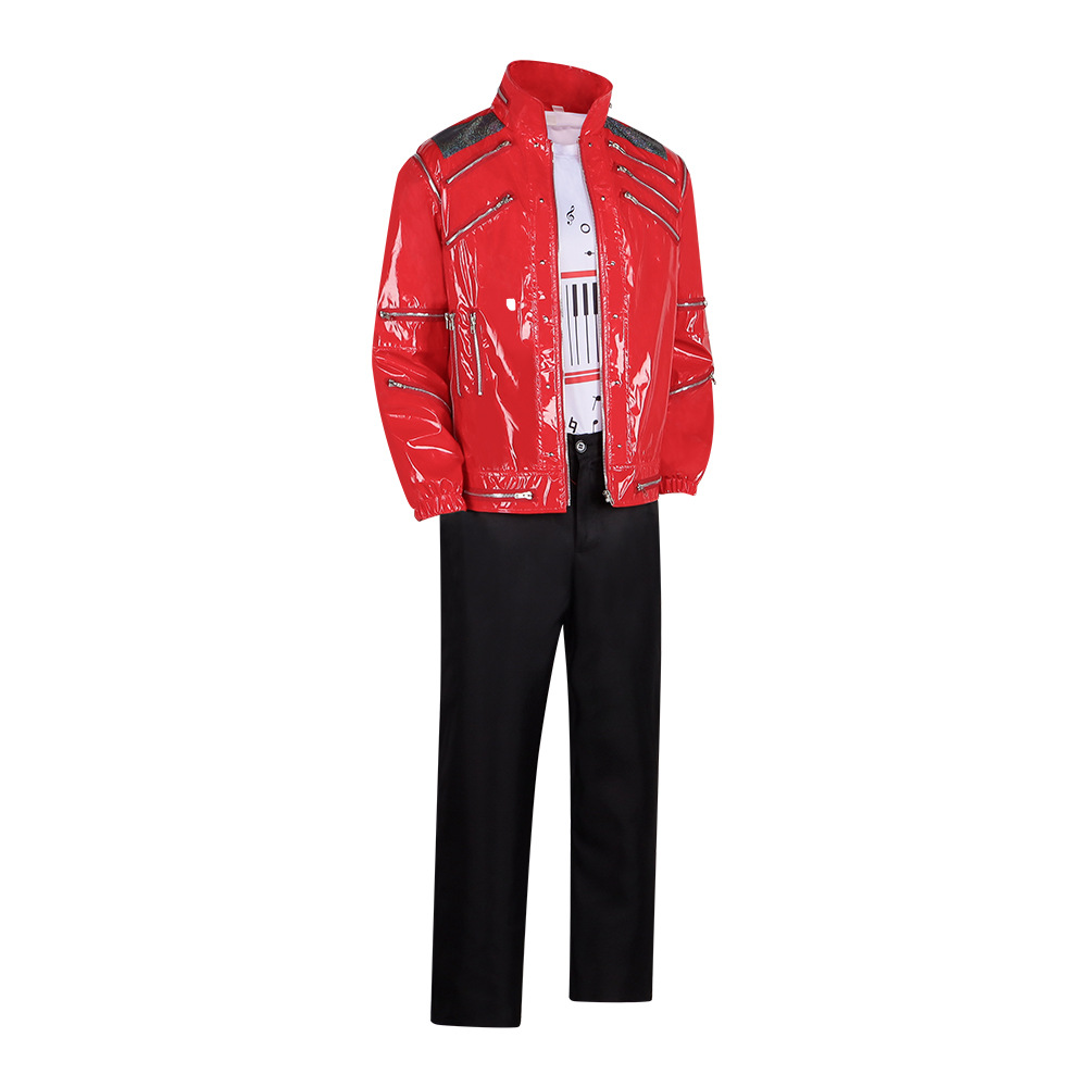 Men Red Leather Jacket Michael - đánh giá và giá Leather Work Pants