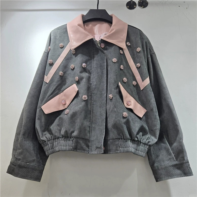Heavy Work Beaded Flowers Cord - đánh giá và giá Leather Work Jacket Women'S