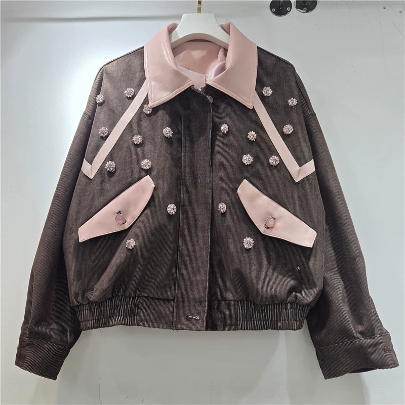 Heavy Work Beaded Flowers Cord - đánh giá và giá Leather Work Jacket Women'S