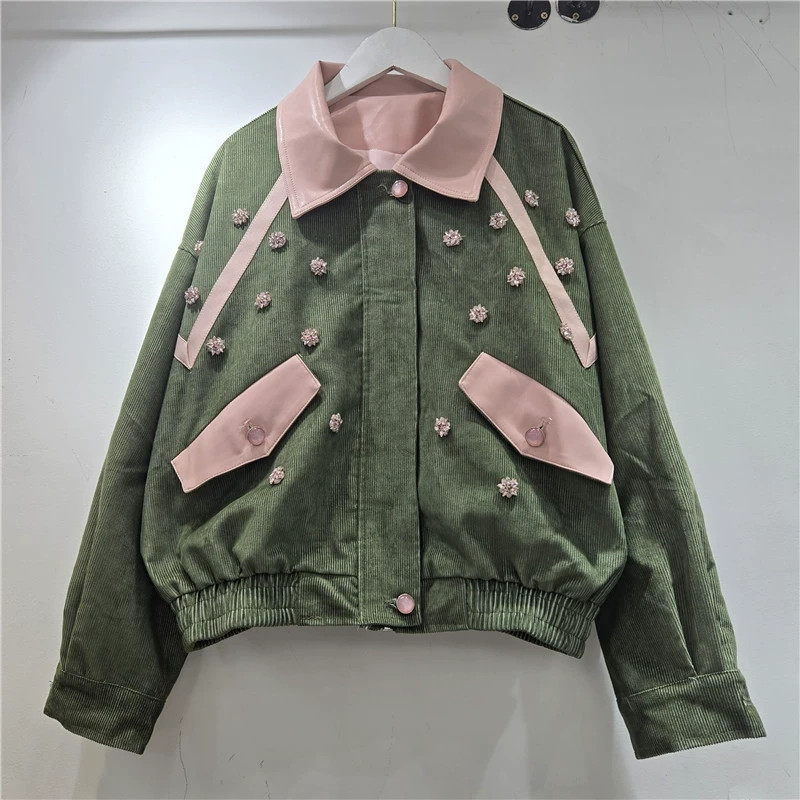 Heavy Work Beaded Flowers Cord - đánh giá và giá Leather Work Jacket Women'S