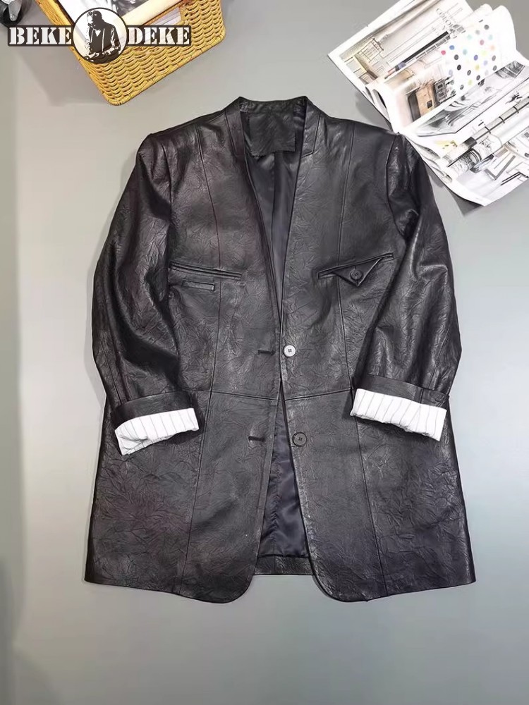 Vintage Office Ladies Autumn W - đánh giá và giá Leather Work Jacket Women'S