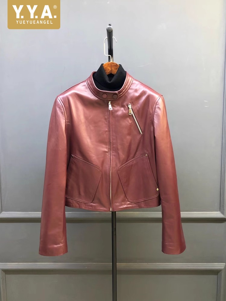 Females Spring Autumn New Styl - đánh giá và giá Leather Work Jacket Women'S
