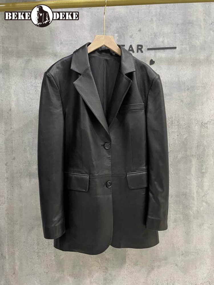 Women Sheepskin Genuine Leathe - đánh giá và giá Leather Work Jacket Women'S