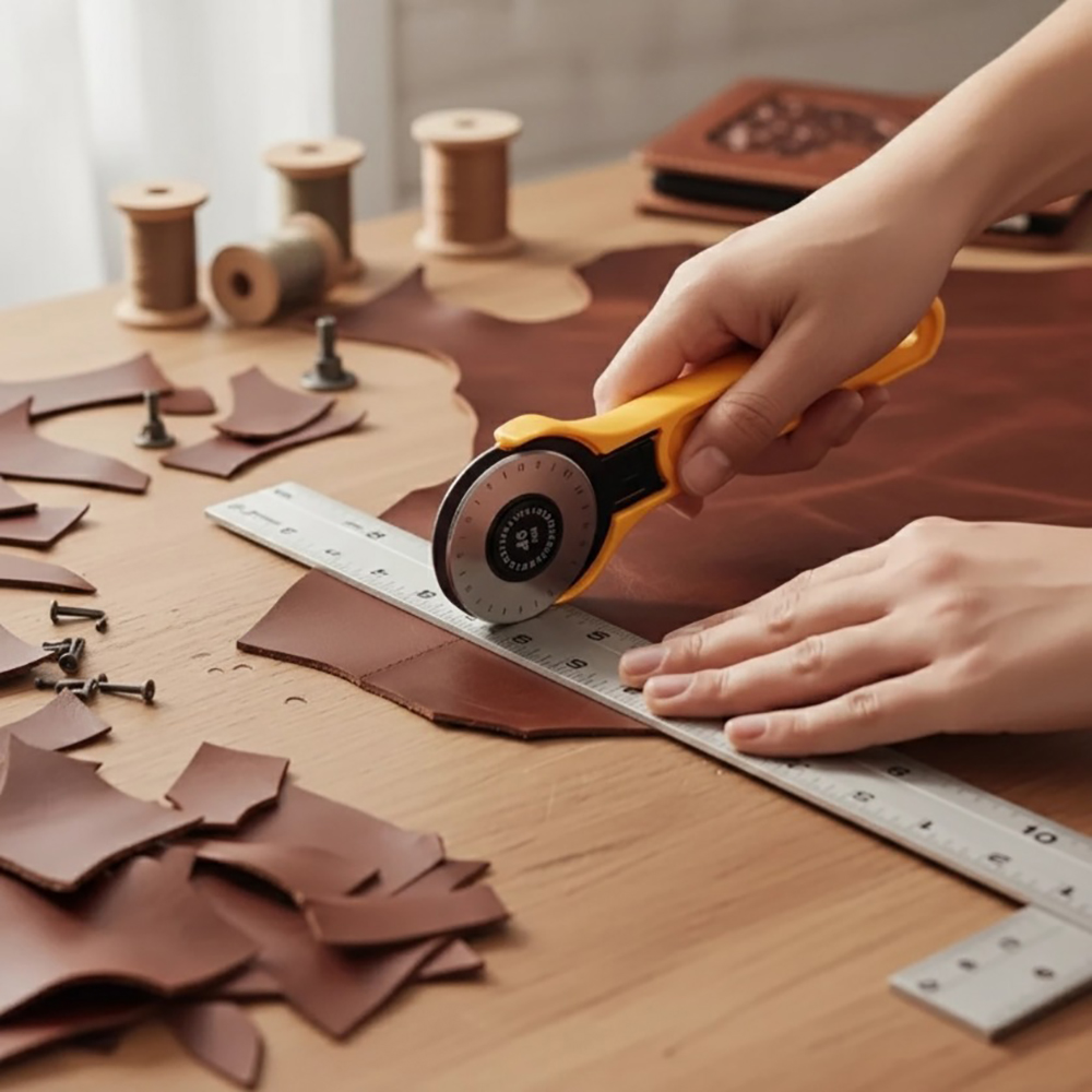 45mm Rotary Fabric Cutter Leat - đánh giá và giá Leatherwork Projects