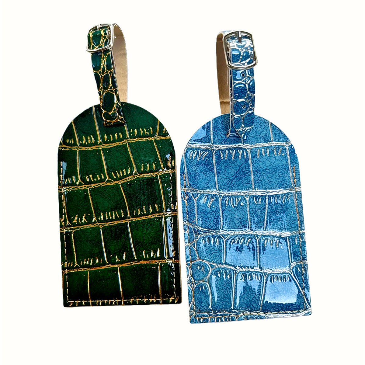Crocodile Embossed Gold/Silver - đánh giá và giá Leatherwork Letters