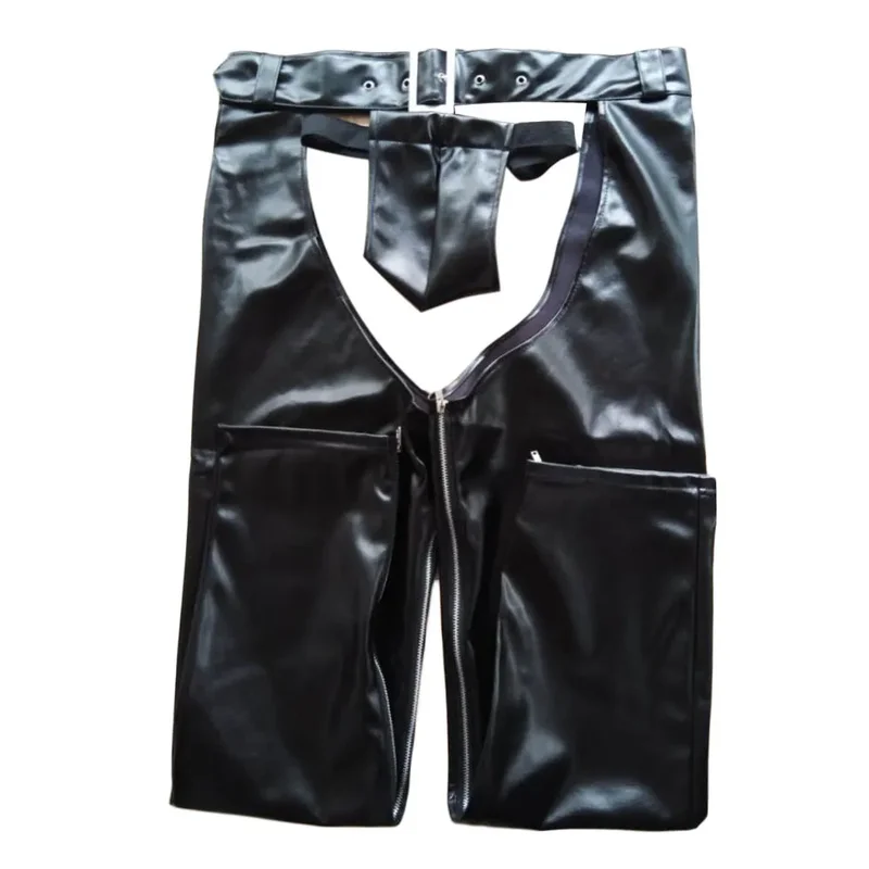 Open Crotch PU Leather Loose L - đánh giá và giá Leather Work Pants