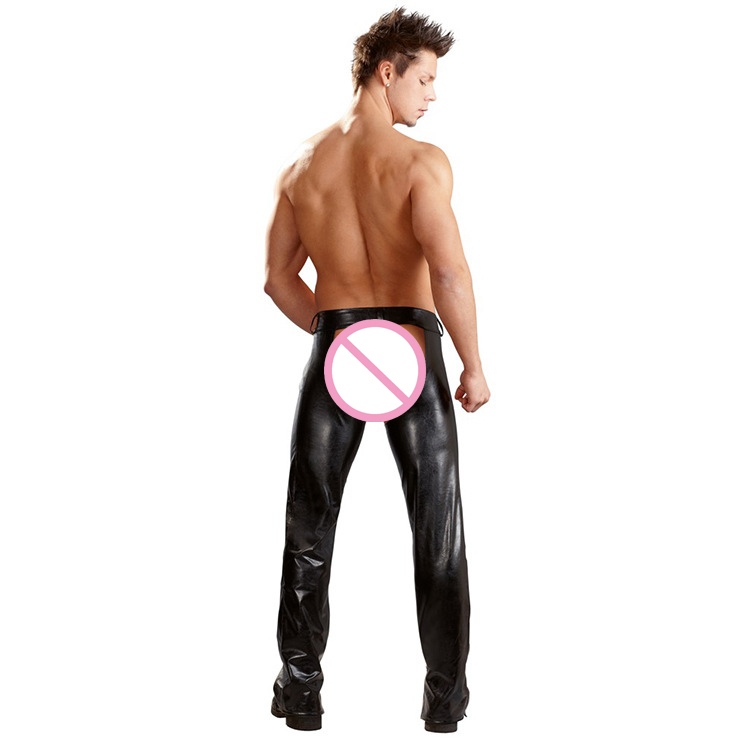 Open Crotch PU Leather Loose L - đánh giá và giá Leather Work Pants