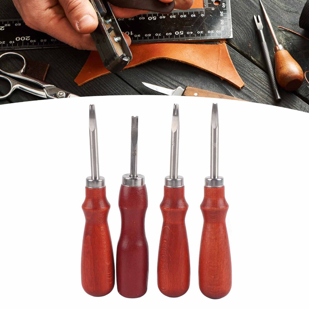 4 PCS Keen Edge Leather Edge B - đánh giá và giá Leatherwork Edge Beveler