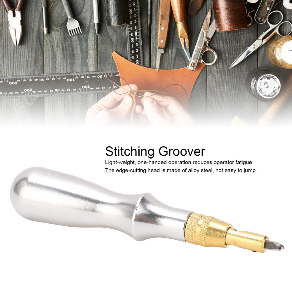 7pcs Aluminum Handle Stitching - đánh giá và giá Leatherwork Edge Beveler