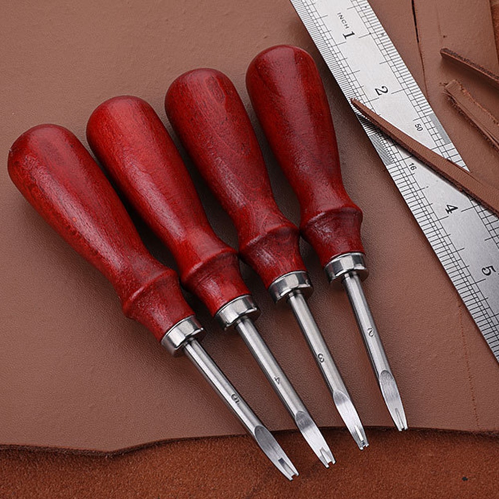 1/ 5Pcs Pack Kits Leather Edge - đánh giá và giá Leatherwork Edge Beveler