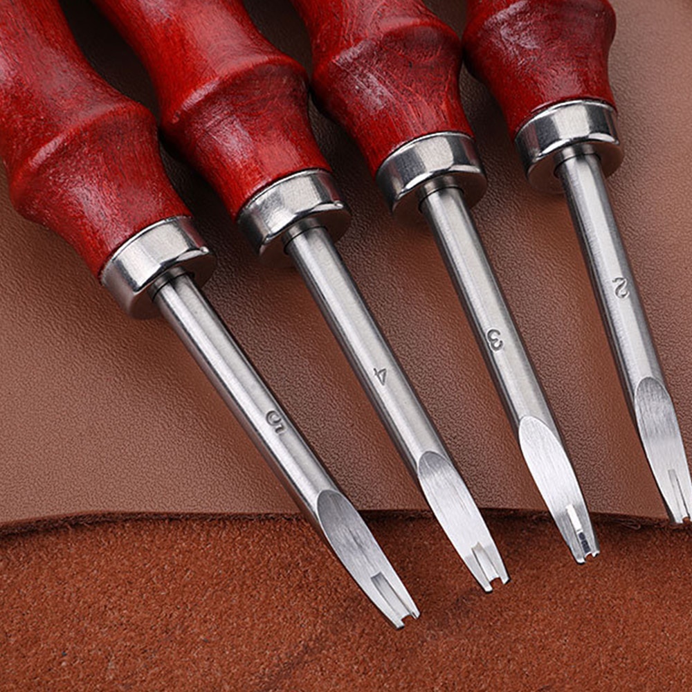 1/ 5Pcs Pack Kits Leather Edge - đánh giá và giá Leatherwork Edge Beveler