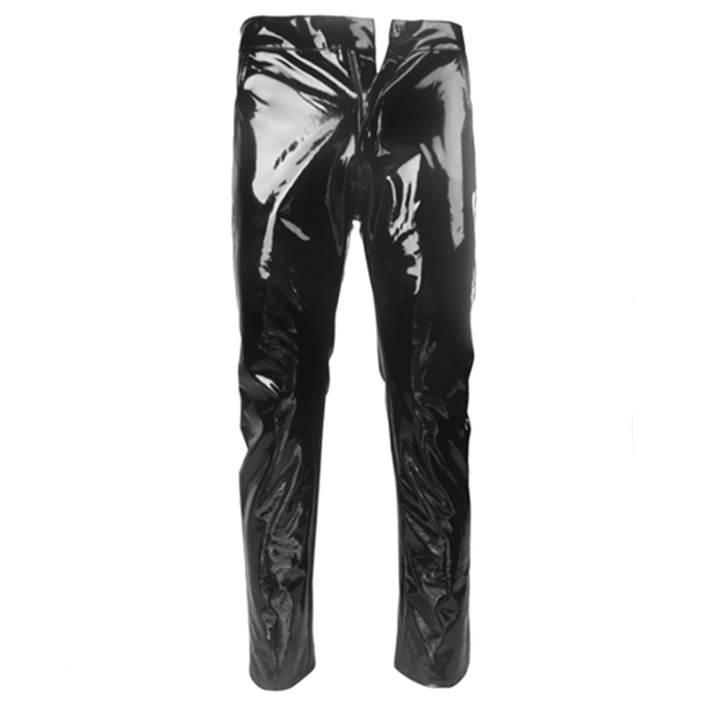 Sáng Bóng PVC Cao Su Quần Áo X - đánh giá và giá Leather Work Pants
