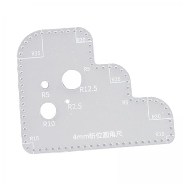 Transparent Acrylic Circle Tem - đánh giá và giá Leatherwork Templates