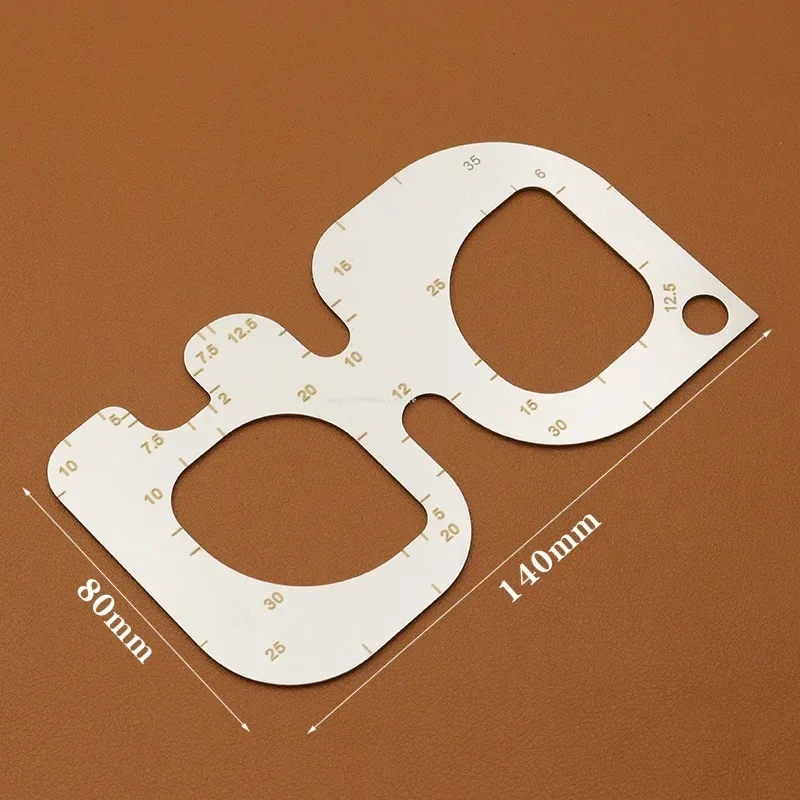 R Positioning Ruler Stainless  - đánh giá và giá Leatherwork Templates