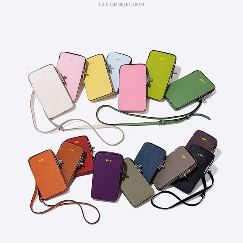 Luxury Design Phone Bag Woman  - đánh giá và giá Leatherwork Letters