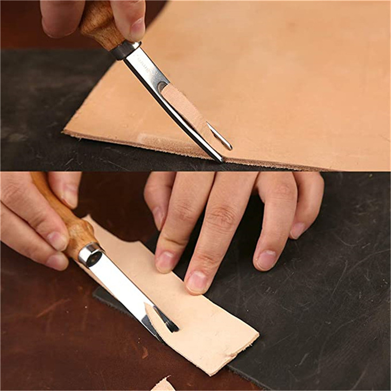 Wood Grip Hand Cutting Tool In - đánh giá và giá Leatherwork Products