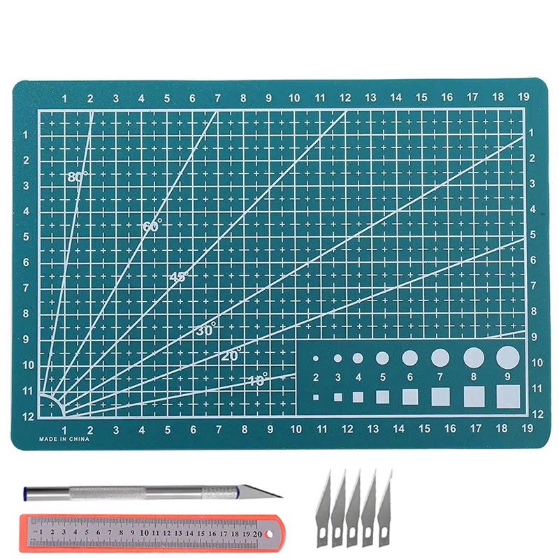A3/A4/A5 Craft Cutting Mat Set - đánh giá và giá Leatherwork Vise