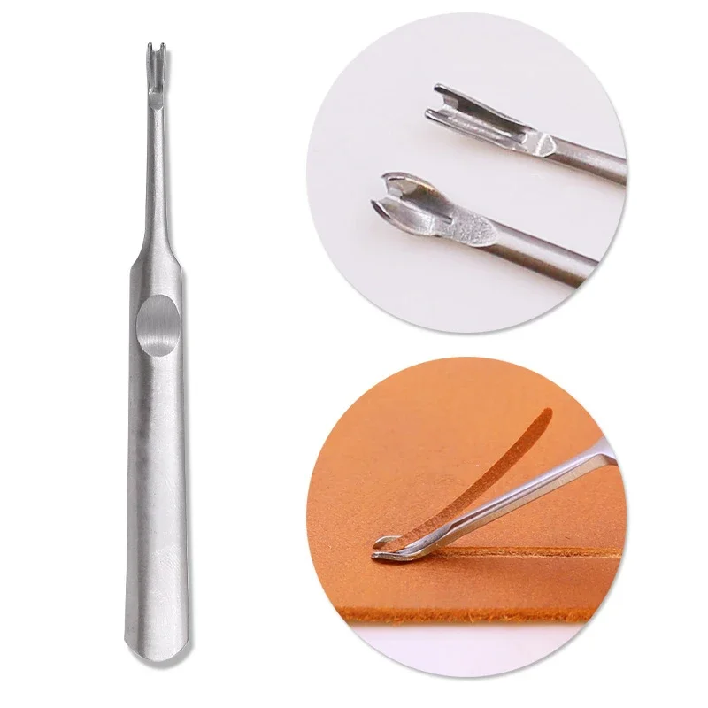 Groover Punching Tool U Shaped - đánh giá và giá Leatherwork Edge Beveler