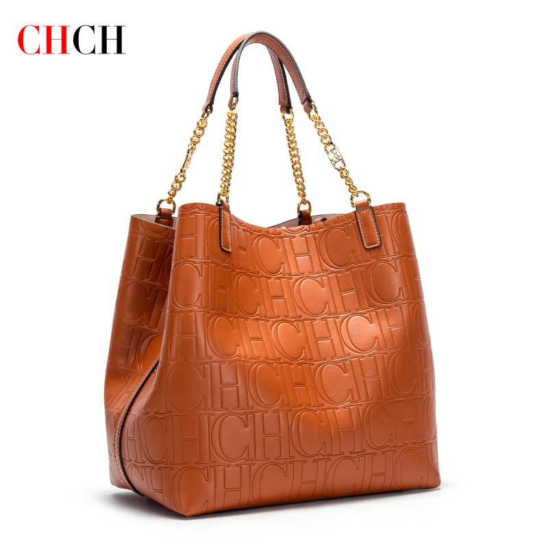 CHCH Women's Tote Bag 2024 New - đánh giá và giá Leatherwork Letters