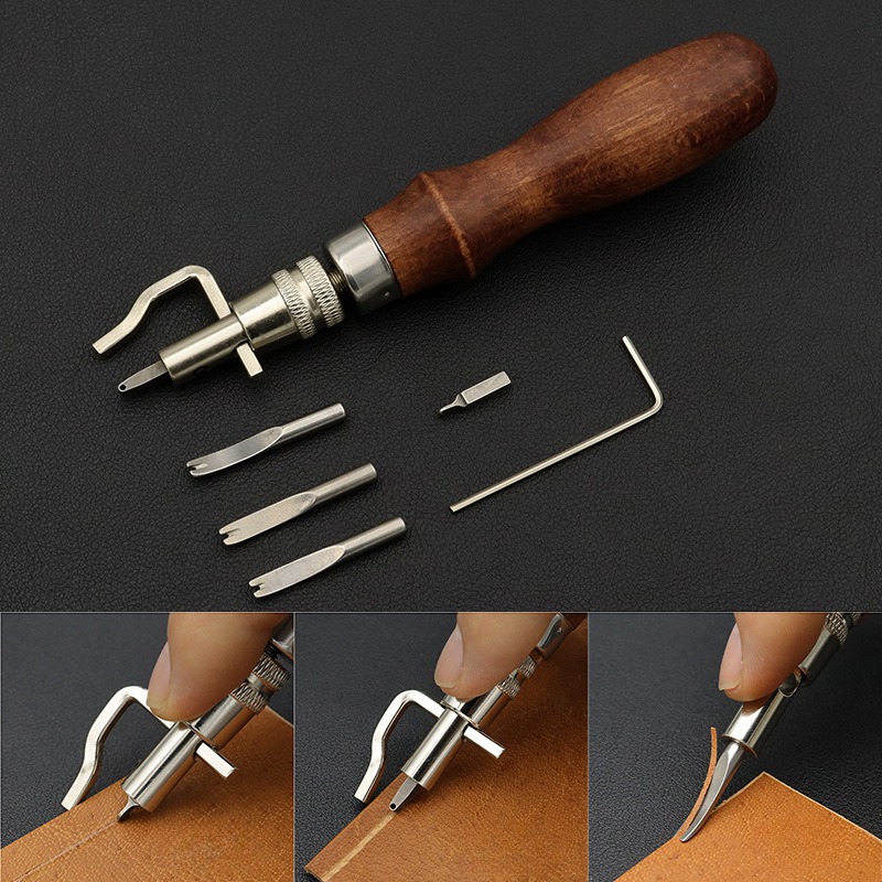 7 in 1 Pro Adjustable Leather  - đánh giá và giá Leatherwork Edge Beveler