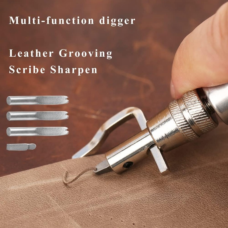 7 in 1 Pro Adjustable Leather  - đánh giá và giá Leatherwork Edge Beveler