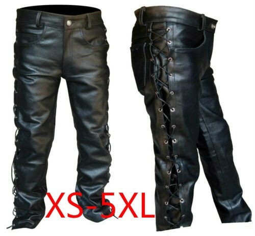 Medieval Pants Men Gothic Long - đánh giá và giá Leather Work Pants