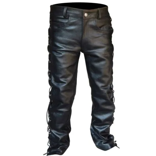 Medieval Pants Men Gothic Long - đánh giá và giá Leather Work Pants