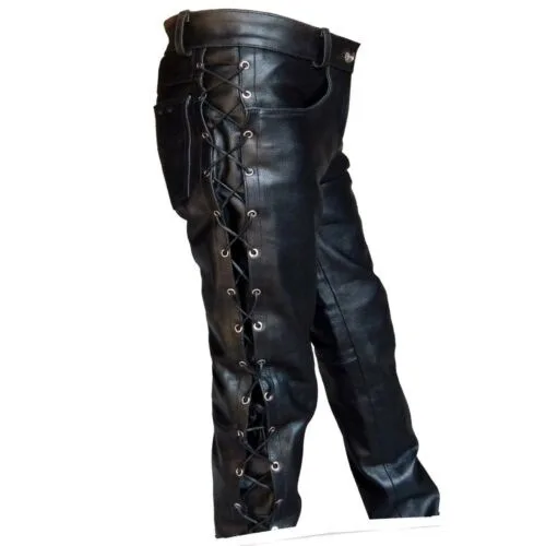 Medieval Pants Men Gothic Long - đánh giá và giá Leather Work Pants