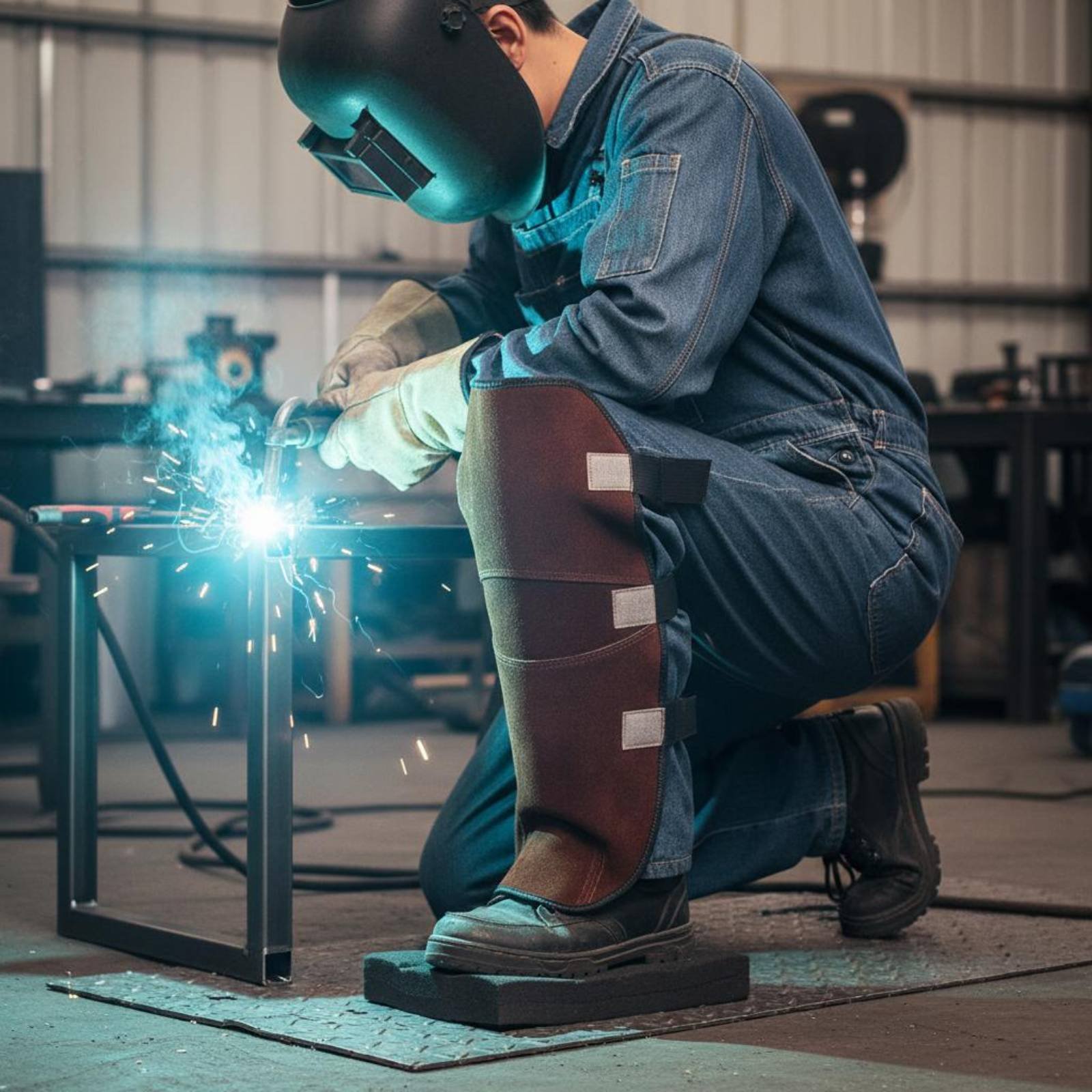 Welder Gaiters  Knee Pads Bovi - đánh giá và giá Leather Work Knee Pads