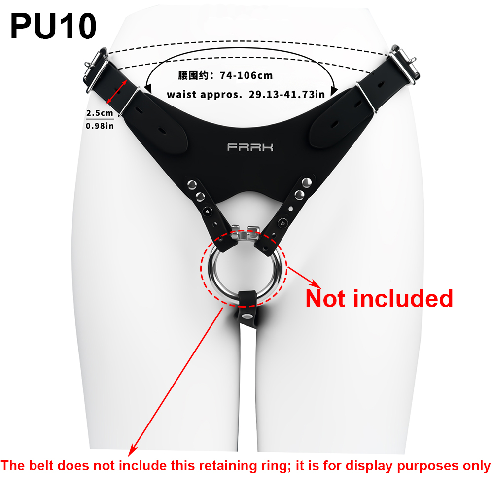 NSFU Black/Red Male Chastity B - đánh giá và giá Leather Work Pants