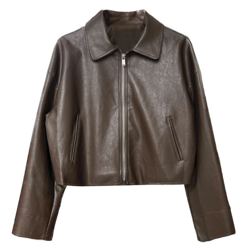 Women Coats Faux Leather Jacke - đánh giá và giá Leather Work Jacket Women'S