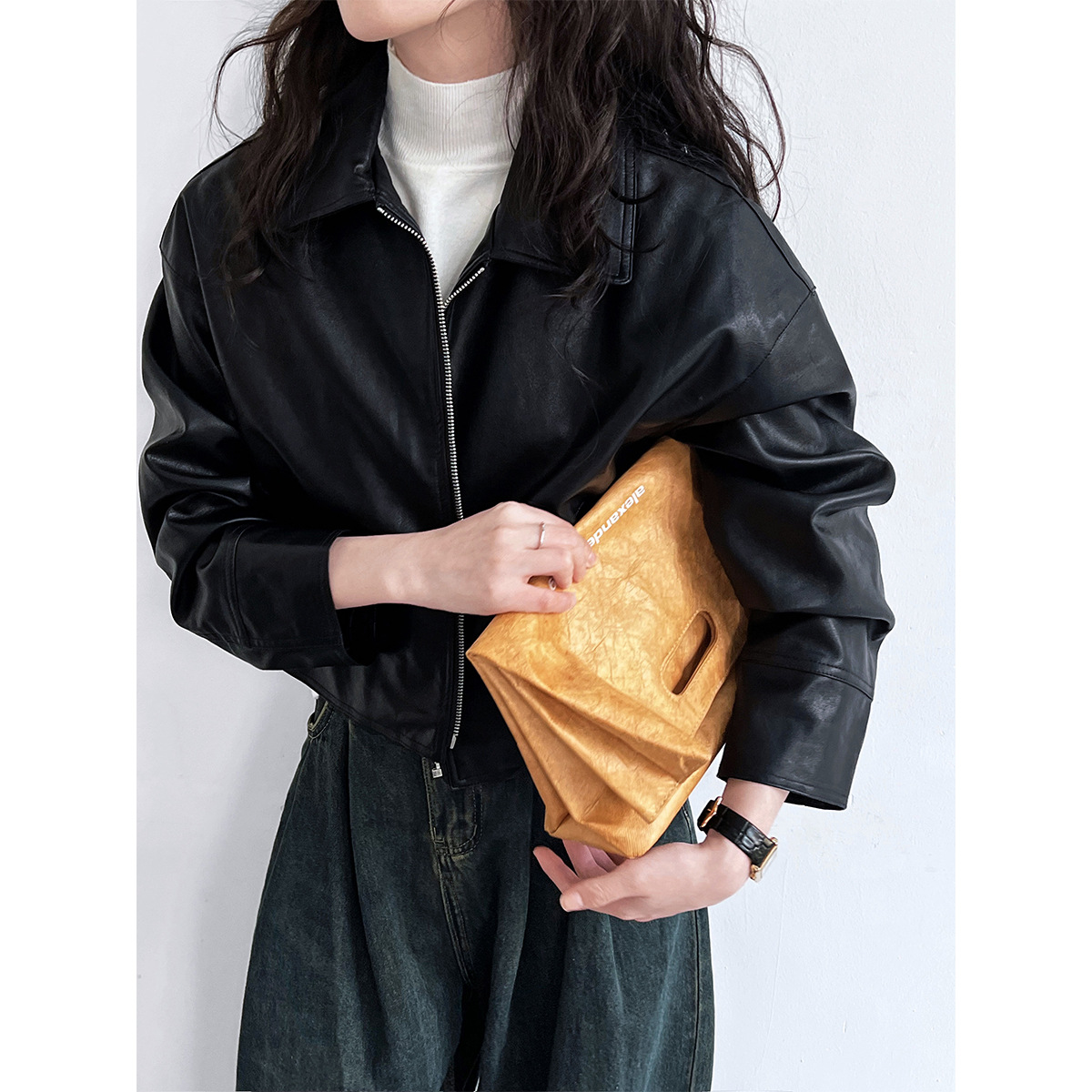 Women Coats Faux Leather Jacke - đánh giá và giá Leather Work Jacket Women'S