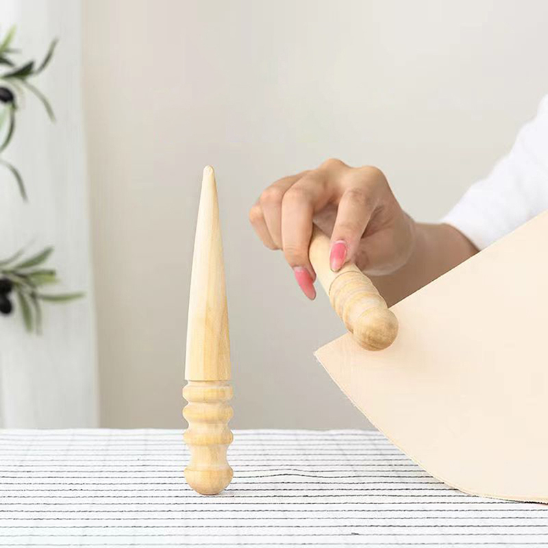 1PC Wood Leather Solid Wood Ro - đánh giá và giá Leatherwork Projects