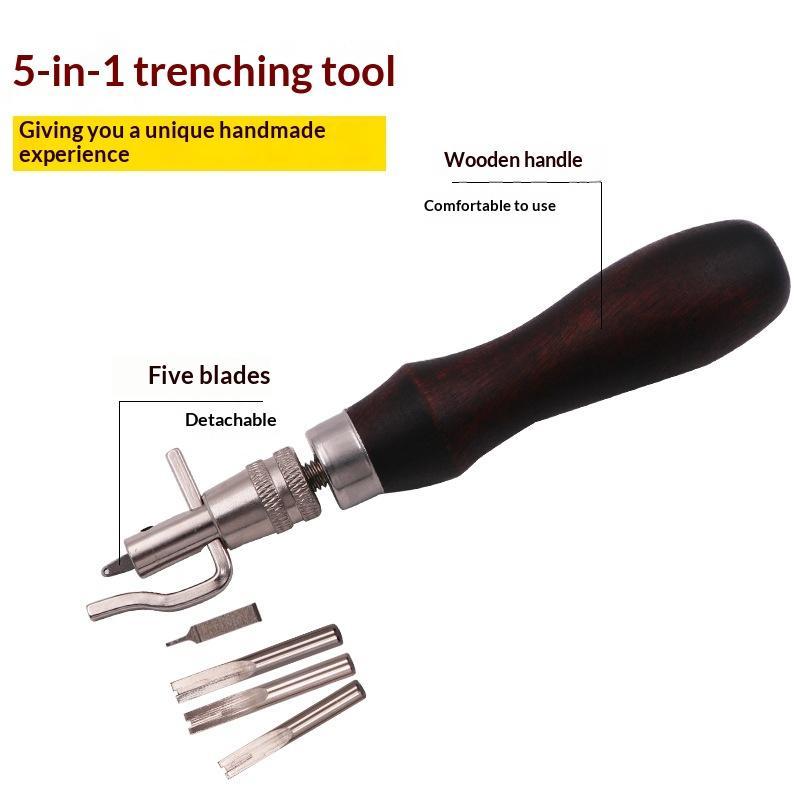 7 In 1 Leather GrooverTool,Pro - đánh giá và giá Leatherwork Edge Beveler