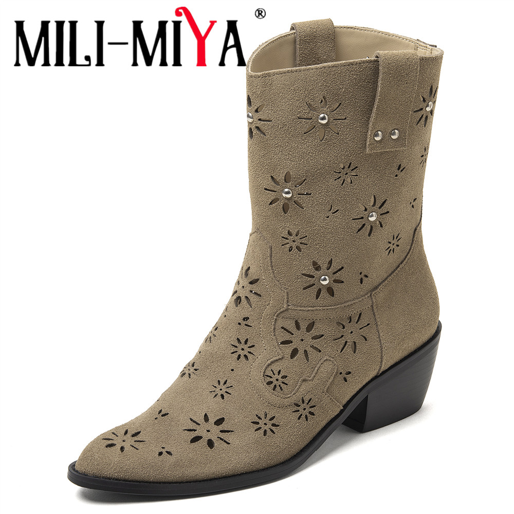MILI-MIYA 2026 Women Western C - đánh giá và giá Leather Work Outfit